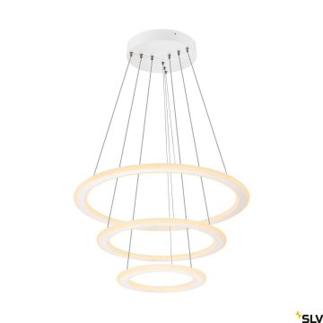 SLV ONE FLAT 1007702 Závesná lampa 3x58W/LED 2700K|3000K 3500lm/3700lm IP20