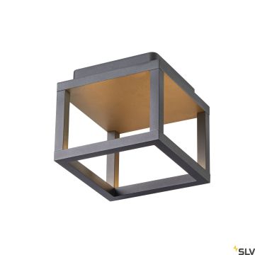 SLV QUADRULO 1005202 Stropné svietidlo 1x7.5W/LED 3000K 230LM IP55