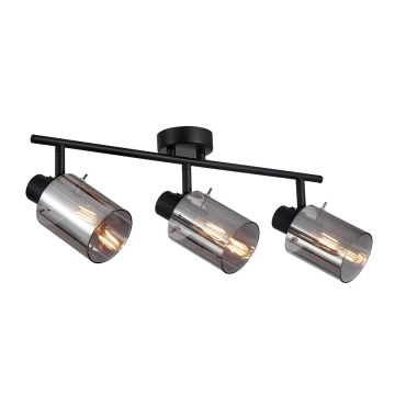 Italux Sardo SPL-5581-3-BK-SG Bodové svetlo 3x40W/E14 IP20