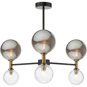 Dar Lighting Takara TAK0654-03-24 Stropná lampa 6x20w/g9 ip20