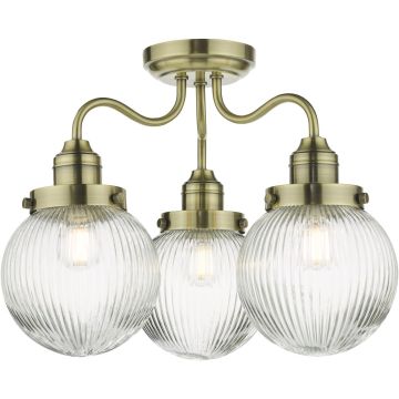 Dar Lighting Tamara TAM5375-IP44 Stropná lampa 3x40w/e14 ip44