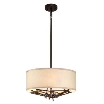 Elstead Lighting Taiko TAIKO-3P Závesná lampa 3x60W/E27