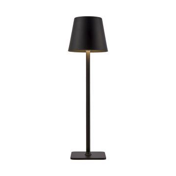 Italux Atlis TB-2821-BK Stolná lampa 1x5W/LED 3000K-6500K 300lm IP54