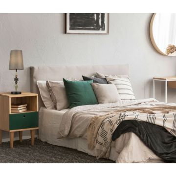 Italux Nerom TB-22374A-BK Stolná lampa 1x60W/E27 IP20