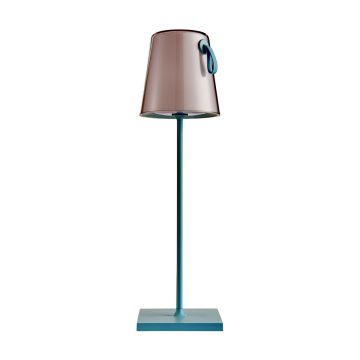 Italux Ostap TB-2749-BL Stolná lampa 1x5W/LED 3000K|RGB 300lm IP54
