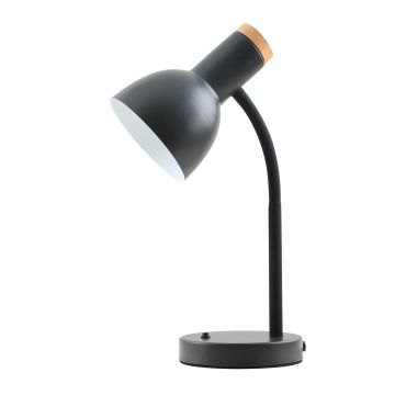 Italux Senza TB-37263A-BK Stolná lampa na stôl 1x40W/E27 IP20