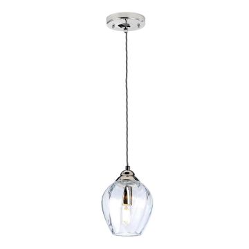 Elstead Lighting Tiber TIBER-P-CLEAR Závesná lampa 1x60W/E27
