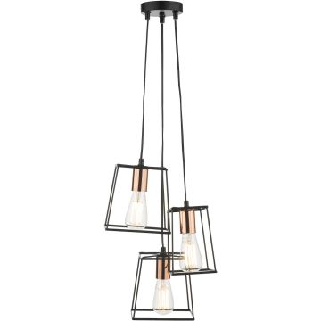 Dar Lighting Tower TOW0322 Závesná lampa 3x60w/e27