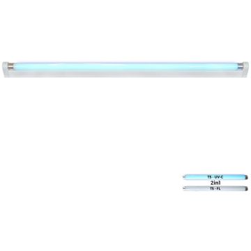 Prezent GERMICIDAL LAMP V. UV 70003 Baktericídna lampa 1x28w/uv-c+1x28w/t5 4000k 1550lm|1550lm ip20