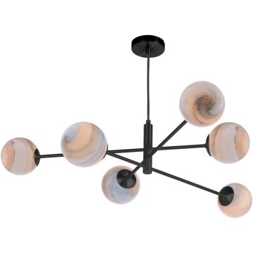 Dar Lighting Vignette VIG0622-07L Závesná lampa 6x40w/g9 ip20