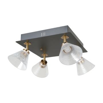 Italux Orella WL-34393-4S-BK-HBR Bodové svetlo 4x16W/LED 3000K 788lm IP20