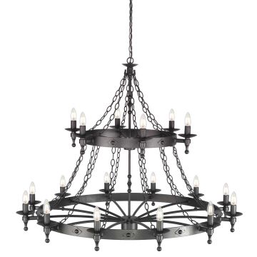 Elstead Lighting WARWICK WR18-GRAPHITE Žiarovka 18x60W/E14