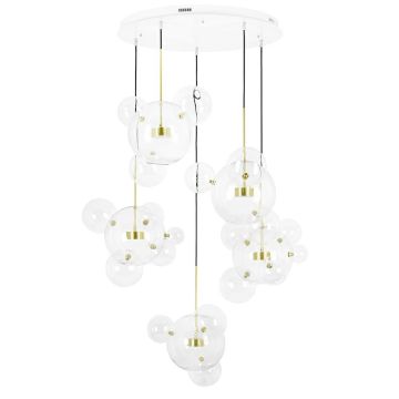 King Home CAPRI DISC XCP9148-5A Závesná lampa 10x7W/LED 3000K IP20