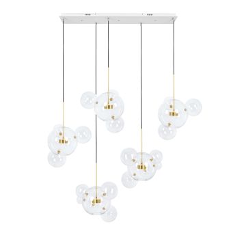 King Home CAPRI LINE XCP9148-5B Závesná lampa 10x7W/LED 3000K IP20