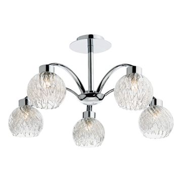 Dar Lighting YASMIN YAS0550 Stropná lampa 5x40W/G9 IP20