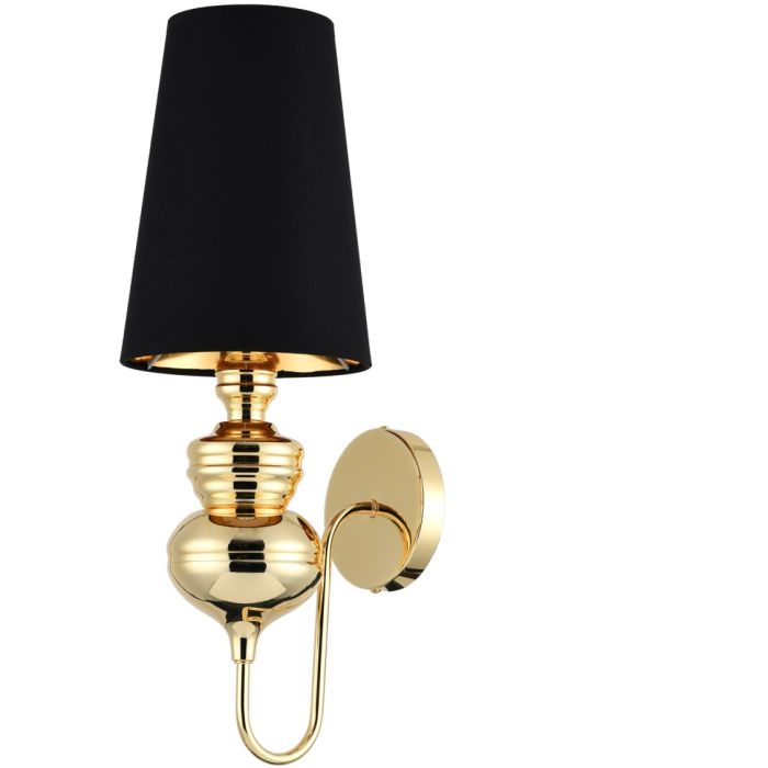 Step Into Design-QUEEN-MB-8046-18 black gold-STPMB-8046-18 bl gd